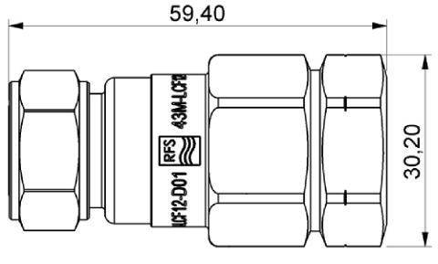 43M-LCF12-D01 Outline Drawing