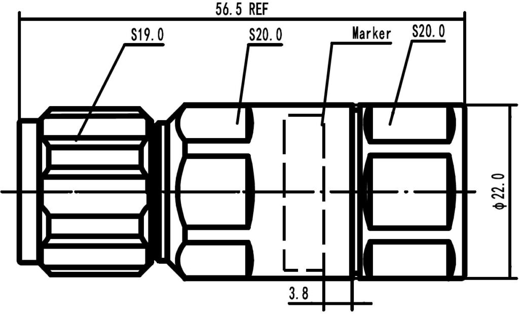 NM-LCF12-C03 Outline Drawing