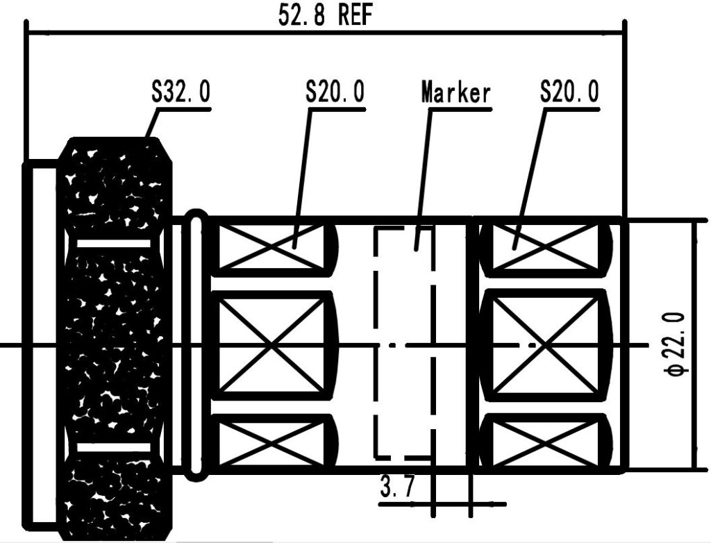 716M-LCF12-C03 Outline drawing
