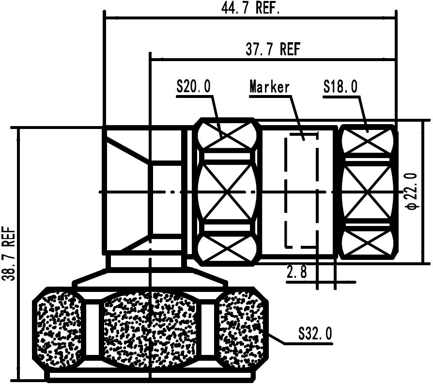 716MR-SCF12-C03 Outline drawing